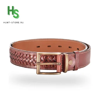 

Genuine leather army belt, Italian accessories without glare, does not ring “Hops” hunting belt 40 mm, fashion belt, best belt
