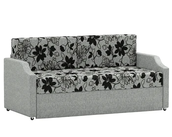 

Couch Kid chenille gray flowers