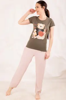 

Armonika Women Top The Teddy Bears Six Solid SLEEPWEAR kit ARM-20Y099017