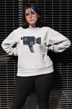 

Angemiel Wear Cinema Camera White Women Sweatshirts
