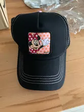Minnie de Disney de malla con estampado de Mickey para hombre y mujer, gorra de malla con estampado de Mickey, Snapback, Gorra de béisbol de algodón Hip Hop, unisex