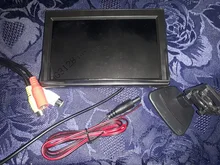 5 o 4,3 pulgadas Monitor de coche TFT LCD o 5 AHD Digital de Pantalla 16:9 2 de entrada de vídeo o con cámara de visión trasera inversa para el estacionamiento