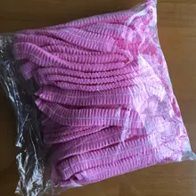 Gorro estéril desechable, cubierta de tela no tejida desechable con microcuchillas para maquillaje permanente, gorras de malla estériles para cejas, tatuajes, catering, 100 uds.