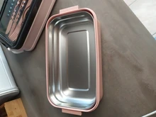 Fiambrera Bento de doble capa para estudiante, contenedor de almacenamiento de alimentos, para trabajo de oficina, microondas, calefacción, nuevo