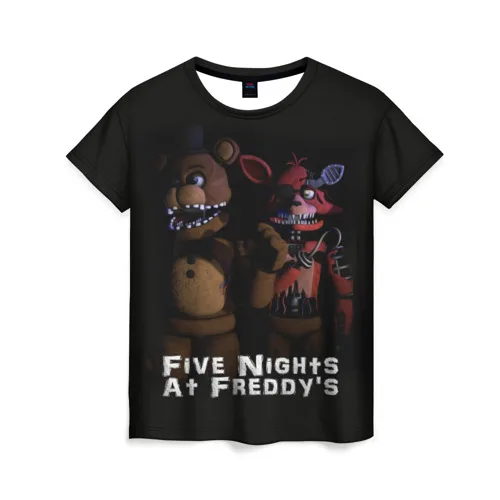 Женская футболка 3D Five Nights At Freddy's | одежда