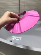 Gorro de baño ajustable para bebés y niños, gorro de ducha suave con champú para la cabeza de niños a bebés, visera de baño para niños