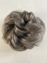 MANWEI-extensiones de cabello elásticas para mujer, cinta para el pelo, mechones de cola de caballo, piezas para el pelo, moño de Donut para novias