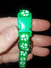 Nuevo lindo Collar campana para gatos Collar de perro Teddy Bomei perro de dibujos animados divertido huella collares lleva Cat accesorios Animal productos