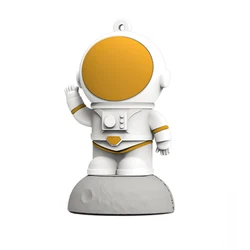 Clé USB astronaute en Silicone, support à mémoire de 32GB 64GB 128GB, dessin animé, personnalisable, Couple de poupées créatives, cadeau, nouveau 