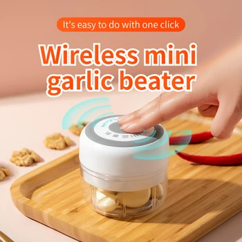 

Electric Mini Food Garlic Vegetable Grinder Chopper Mincer Crusher Press Pepper Onion Multi-function Food Crusher-Press Pepper