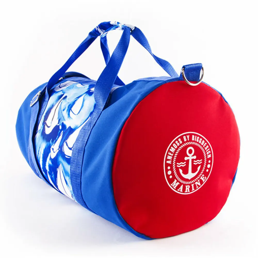 

Biggdesign AnemosS Sports Bag, Polyester Fabric,Lightweight,Adjustable Strap, Anchor and Sail Pattern, 50 cm