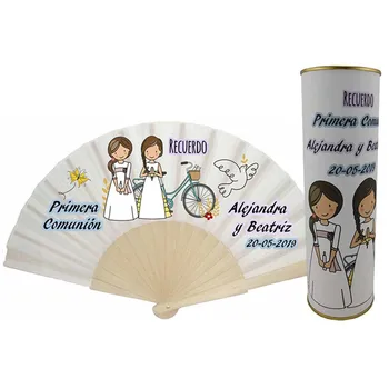 

Sell You batch/fan made communion rods wooden white cloth personalized with customized with easy open tin
