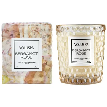 

Scented Candle Voluspa-bergamot rose-bergamot and Rose