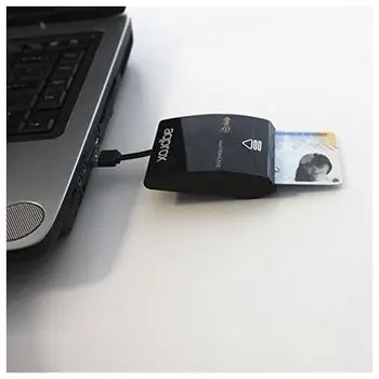 

approx! ID Reader app CRDNILBv2 Extension +Smart Card Black
