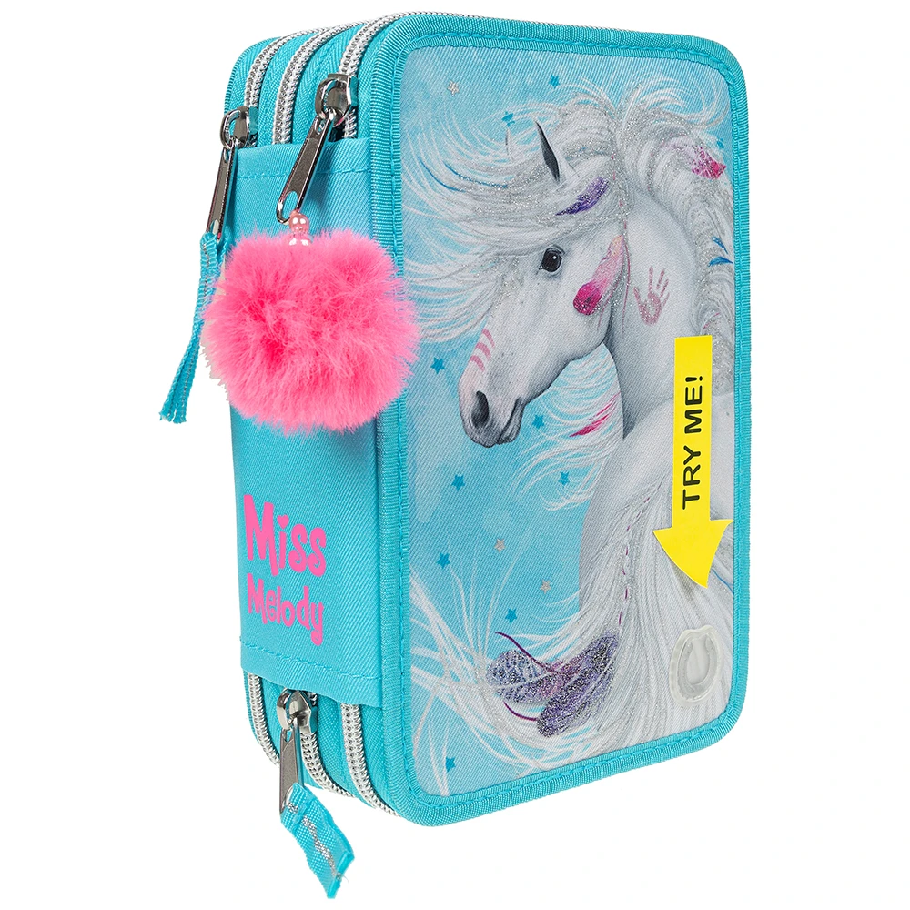 Estuche de lápices relleno depesche melody con retroiluminación turquesa (0410819)|Estuches escolares| - AliExpress