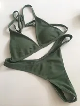 Microbikini brasileño con tanga de mujer, traje de baño liso blanco y negro con tanga y copa pequeña, bikinis sexis de talle alto para playa y piscina de mujer