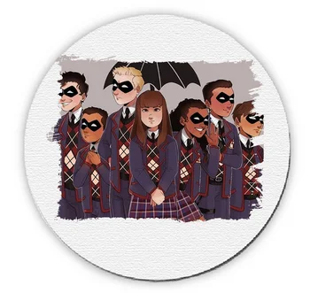 

ROUND SERIALS UMBRELLA SUPERHEROES mousepad raton