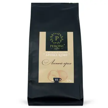 

Coffee Peroni "with taste of hazelnut", in grains, 175 gr