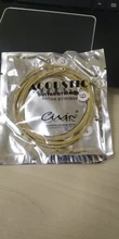 Guitar-String Acoustic-Guitar Practice Steel Nickel-Plated Original with Retail-Bag 6pcs