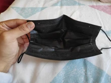 10/50/100/200 Uds máscaras desechables no tejida cara máscaras de capa de 3 capas filtro Anti polvo transpirable adultos máscara de boca negro en STOCK