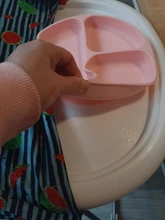 Platos de silicona con ventosa para Bebé y Niño, vajilla de placa frontal con sonrisa para bebé, juego de vajilla para bebé