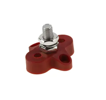 

Terminal-single pin, M8, Red