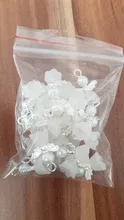 25Pcs Retro Gold Silver Plated White Acrylic Angel Charms Pendants 14x19mm