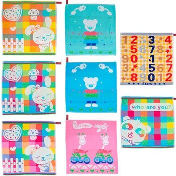 

Cotton hand towels for children, kitchen cloths with cloth hook to hang, baby bibs Towel for the Vanity Case