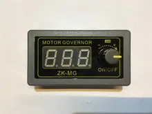 Controlador de Motor DC 5-30V, 12v, 24v, 5A, PWM, pantalla Digital de velocidad ajustable, codificador de relación de trabajo, frecuencia máxima de 15A, ZK-MG