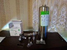 Kit de sistema generador de CO2 para acuario, cilindro generador de co2 de acero inoxidable, Kit de Reactor de dióxido de carbono para plantas