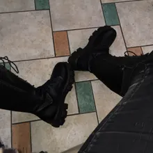 Alto rodilla botas de Pu tacones altos para las mujeres zapatos de moda 2020 primavera otoño zapatos de mujer de talla grande 35-43