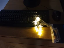 Garlands Lamp Light-String Battery-Powered Christmas-Decorations Home-Fairy-Lights Twinkle