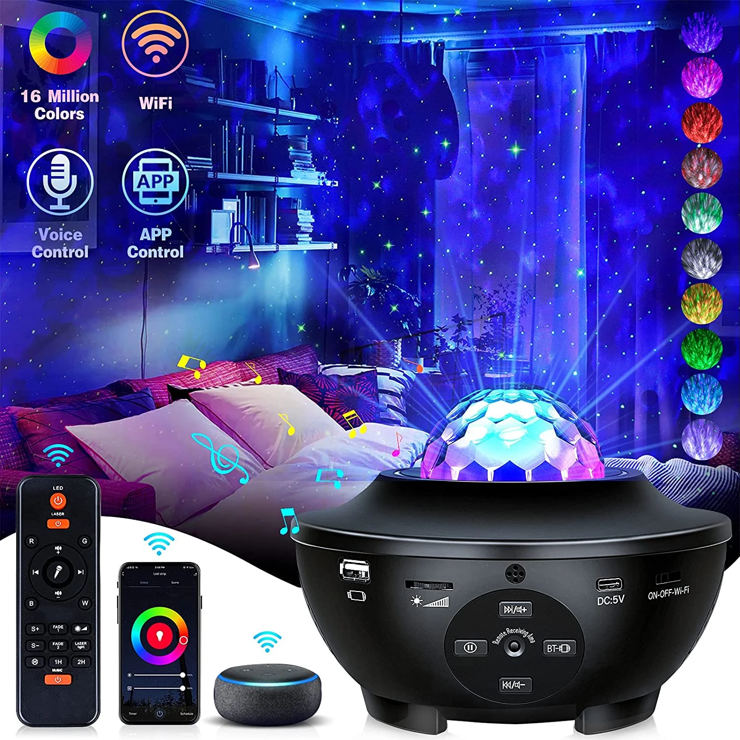 WIFI LED Starry Sky Projector Light Smart Star Galaxy Night Lamp Baby Kids Gifts WIFI LED Starry Sky Projector Light Smart Star Galaxy Night Lamp Baby Kids Gifts