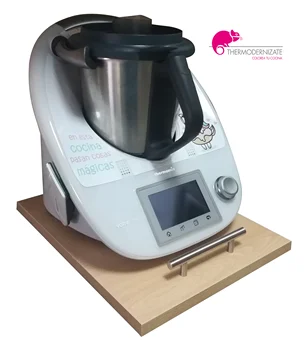 

BASE, SHELF, slider table for THERMOMIX TM5 TM6 TM31 connect balancing protection. Mod beech Small