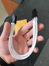 6--2-Cables Power-Extension-Cable Pci-E 8pin 18AWG Formulamod Solid-Color 8-Pin 