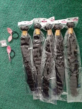 Fashow-mechones de cabello humano brasileño de ondas profundas, extensiones de cabello humano Remy de 100% Natural, 30, 32, 34 y 36 pulgadas