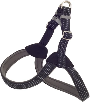 

Rogz helmet light. For medium dogs 32-52 cm gray with black ornament