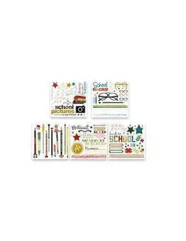 

DECAL TRANSFERABLE FOR SCRAPBOOKING NOTEPAD 5 SHEETS ASSORTED