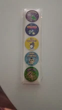 Rollo de pegatinas de recompensa en español para niños, pegatinas motivacionales con lindos animales para estudiantes, de 100 a 500 Uds.