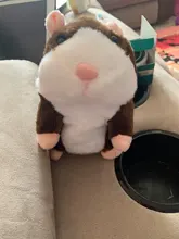 15cm lindo caminar hablar hámster muñeco de peluche Animal Sonido divertido registro repetir cambiando la voz de mascotas