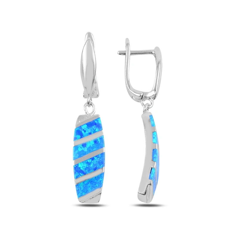 

Armagano Opal Cubic Zirconia Dangle J Earrings