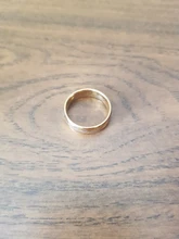 Anillos de acero inoxidable para hombre y mujer, anillo de titanio