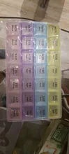 Caja para pastillas, contenedor organizador de almacenamiento, 4 filas, 28 cuadrados, semanal, 7 días, 1 Uds.