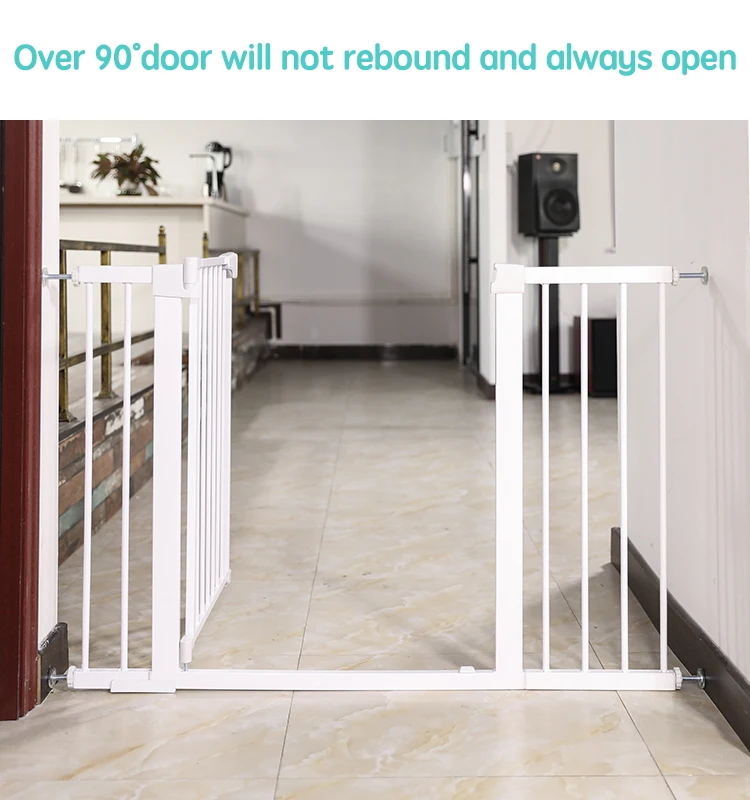 PANGDUBE Child Safety Barrier, Baby Stair Gate, Dog Balcony Gate