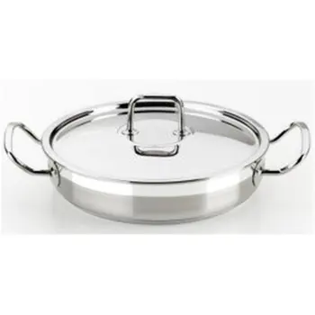 

Pan low 26CM C/lid IND INOX PROF. BRA