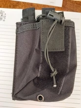 Bolsa de nailon 1000D para exteriores colgante para deportes tácticos, Walkie Talkie Molle militar, bolsa de bolsillo para revistas Mag