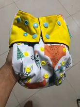 Pañal de bolsillo lavable para bebé, a prueba de agua, carbón de bambú, feliz flauta OS, pañal de tela para bebé, paquete de 1 Uds.