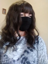 SHANGKE-Peluca de cabello sintético para mujer, cabellera larga de ondas al agua con flequillo, color marrón frío, resistente al calor, corte Bob, Cosplay diario