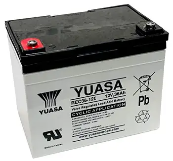 comprar Yuasa REC36-12I 12v 36ah Carrinho De Golfe/mobilidade-bateria De Scooter, Substitui YPC33-12, Bateria Acidificada Ao Chumbo, Bateria Recarregável 12v