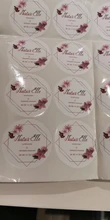 Pegatinas de boda personalizadas, sellos de invitaciones, Cajas de Regalo favores, etiquetas de papel adhesivas, 96 Uds., 4,5 cm